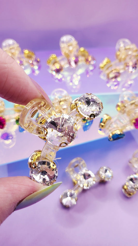 Crystal Luxe Clear Hair Clip