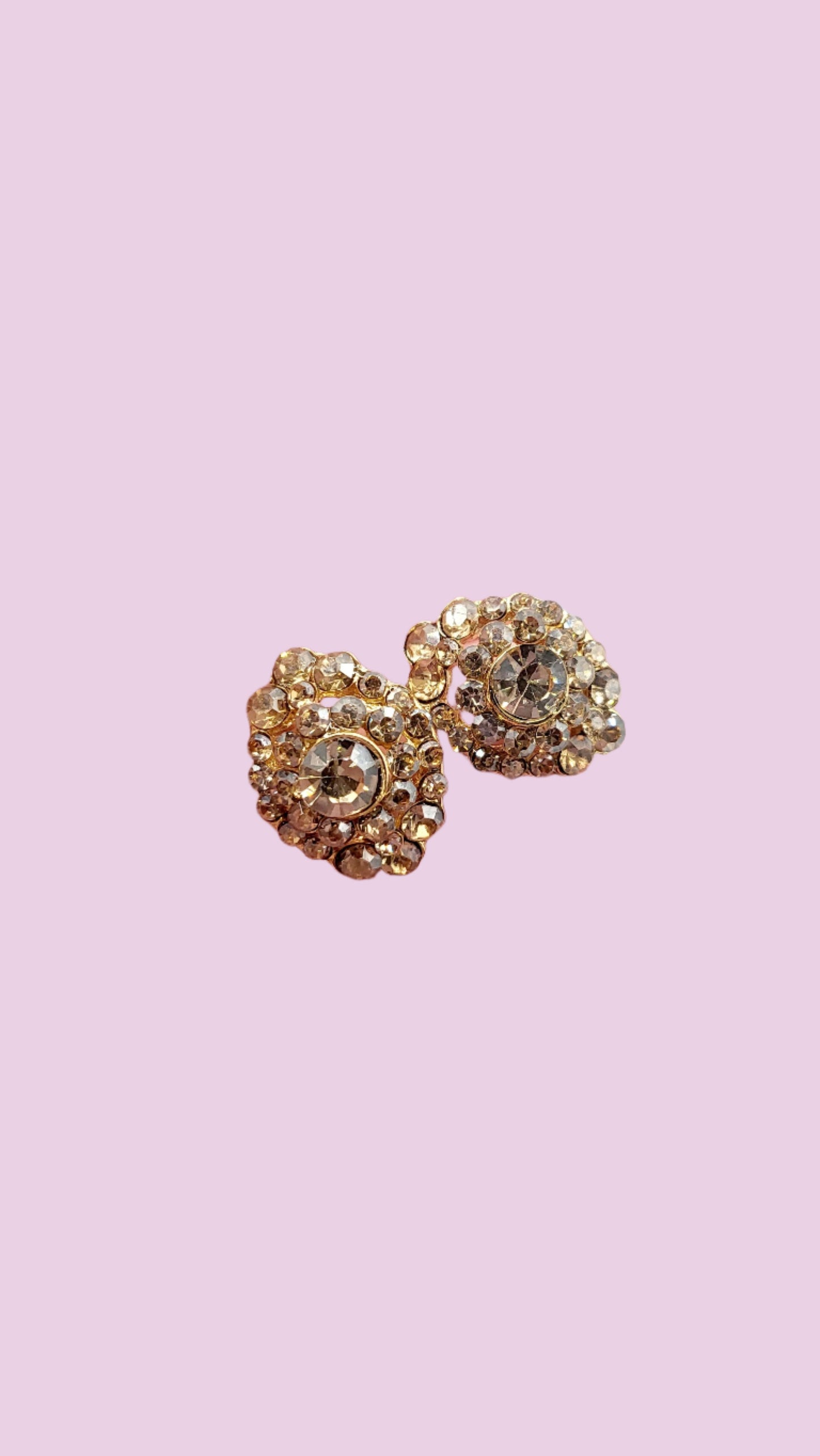 Charm Crystal Stud Earrings