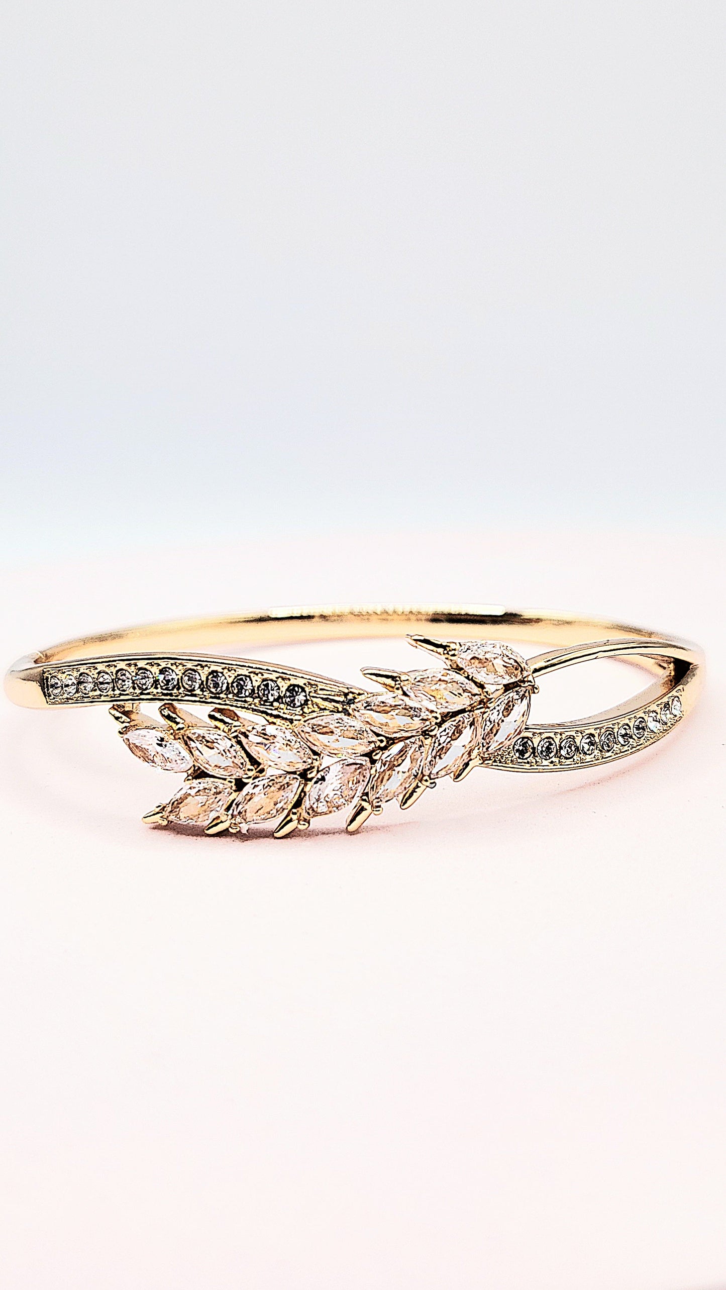 Crystal Stacking Bangles Stainless Steel