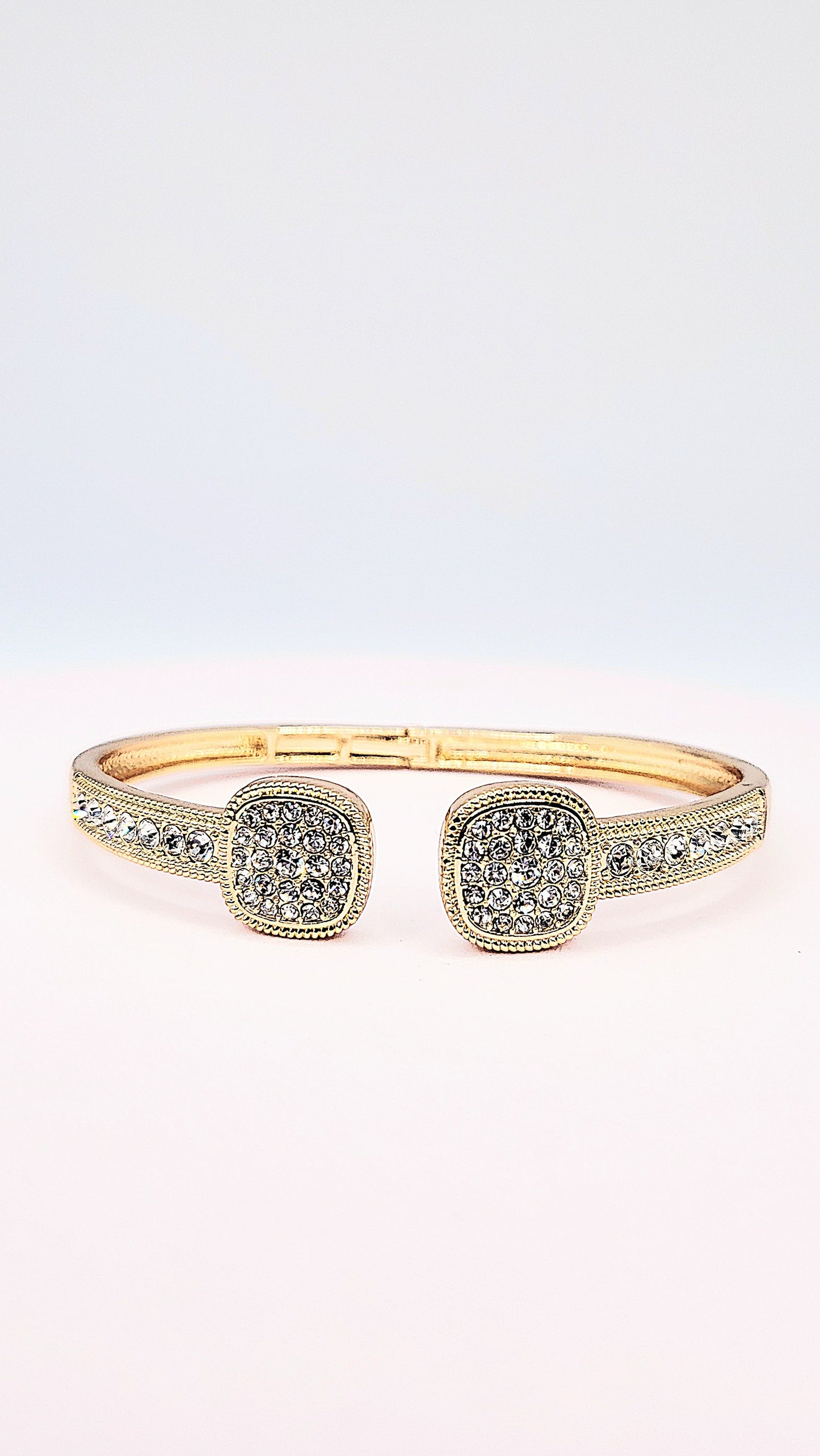 Crystal Stacking Bangles Stainless Steel