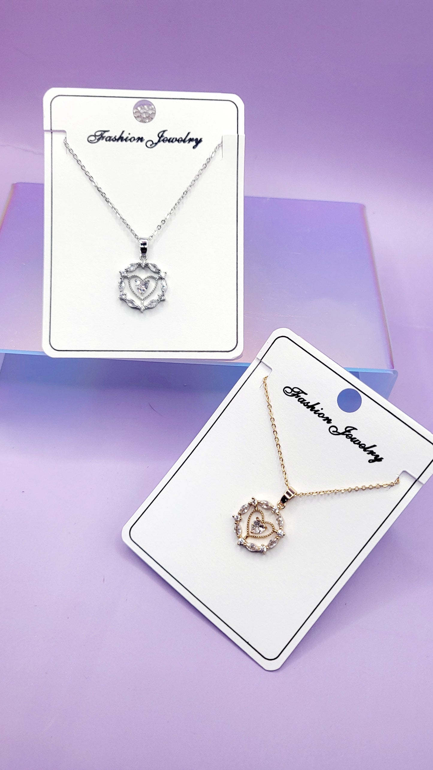 Sweet Heart Crystal Necklace