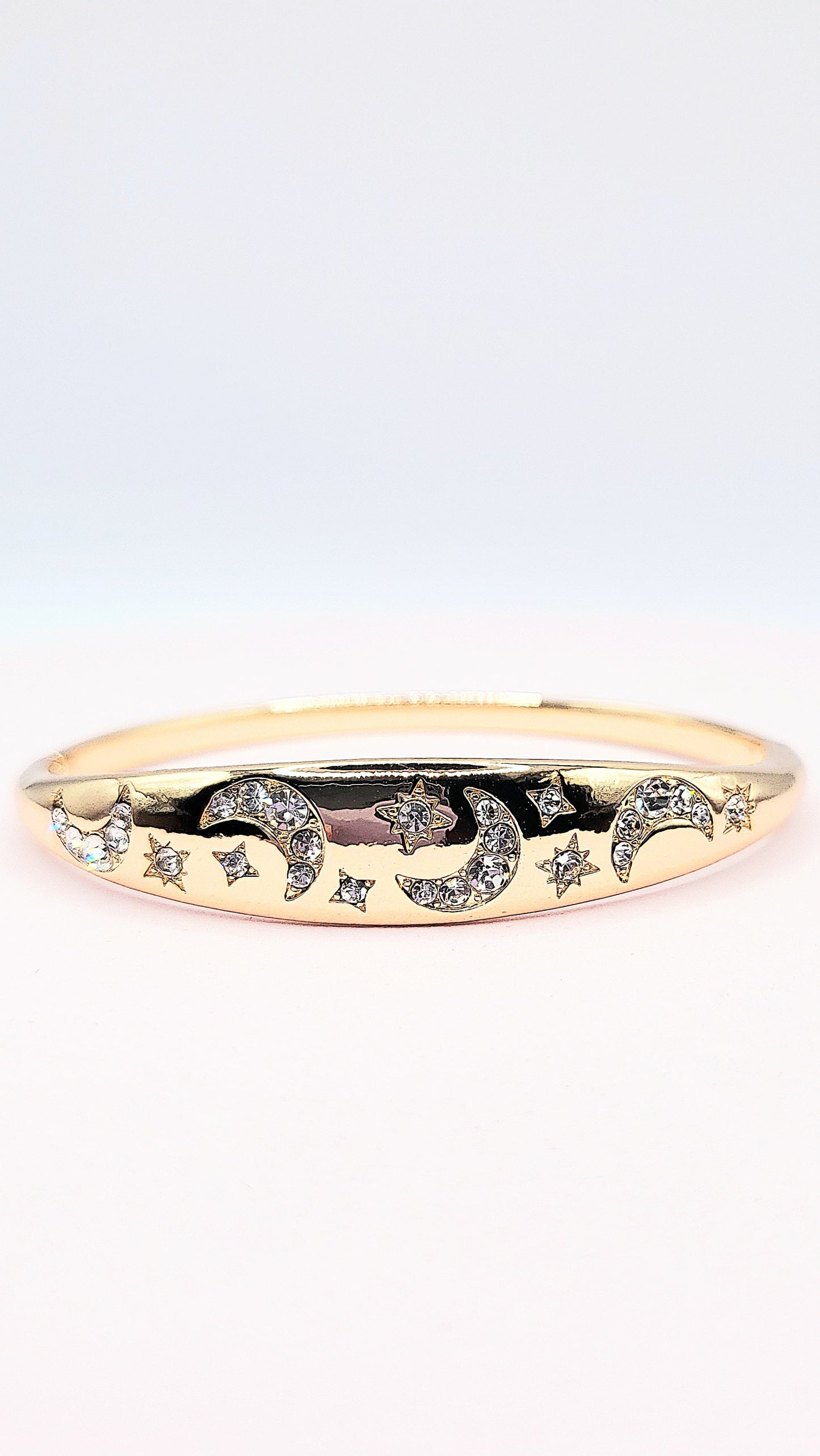 Crystal Stacking Bangles Stainless Steel