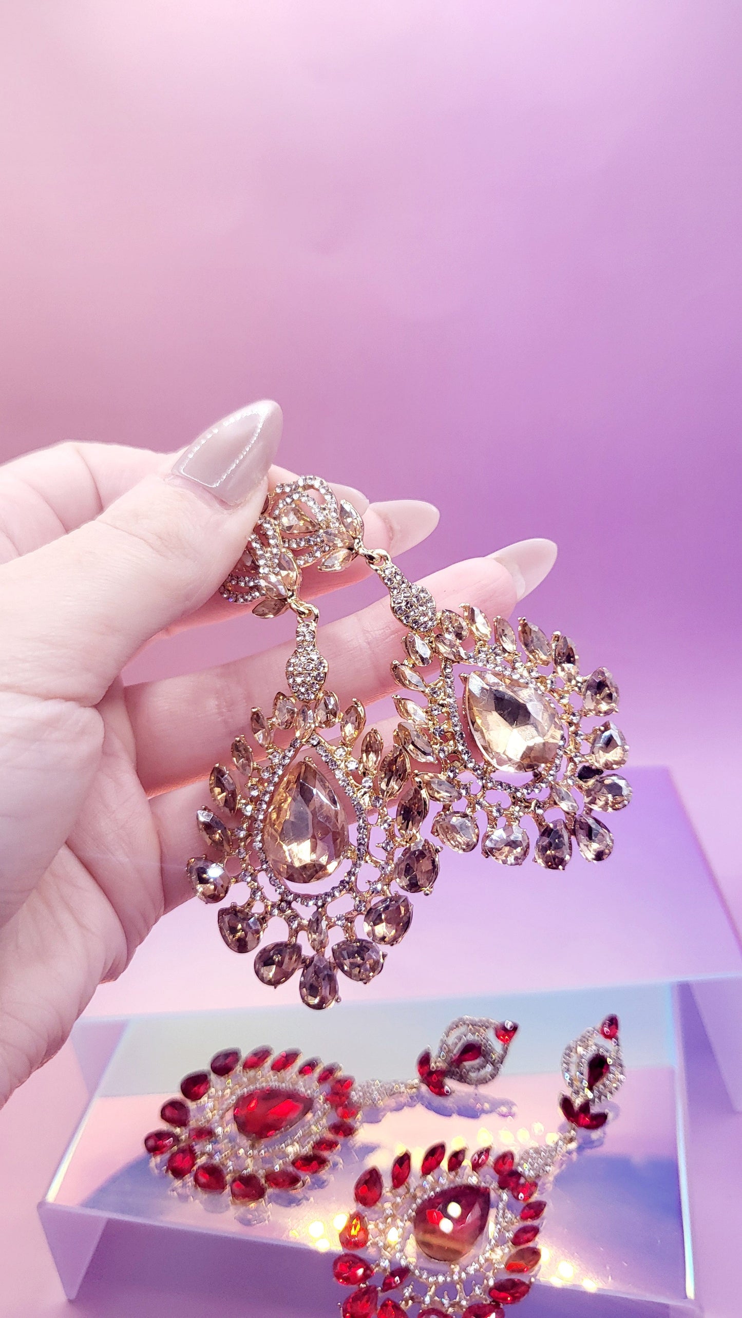 Essence Crystal Drop and Dangle Earrings