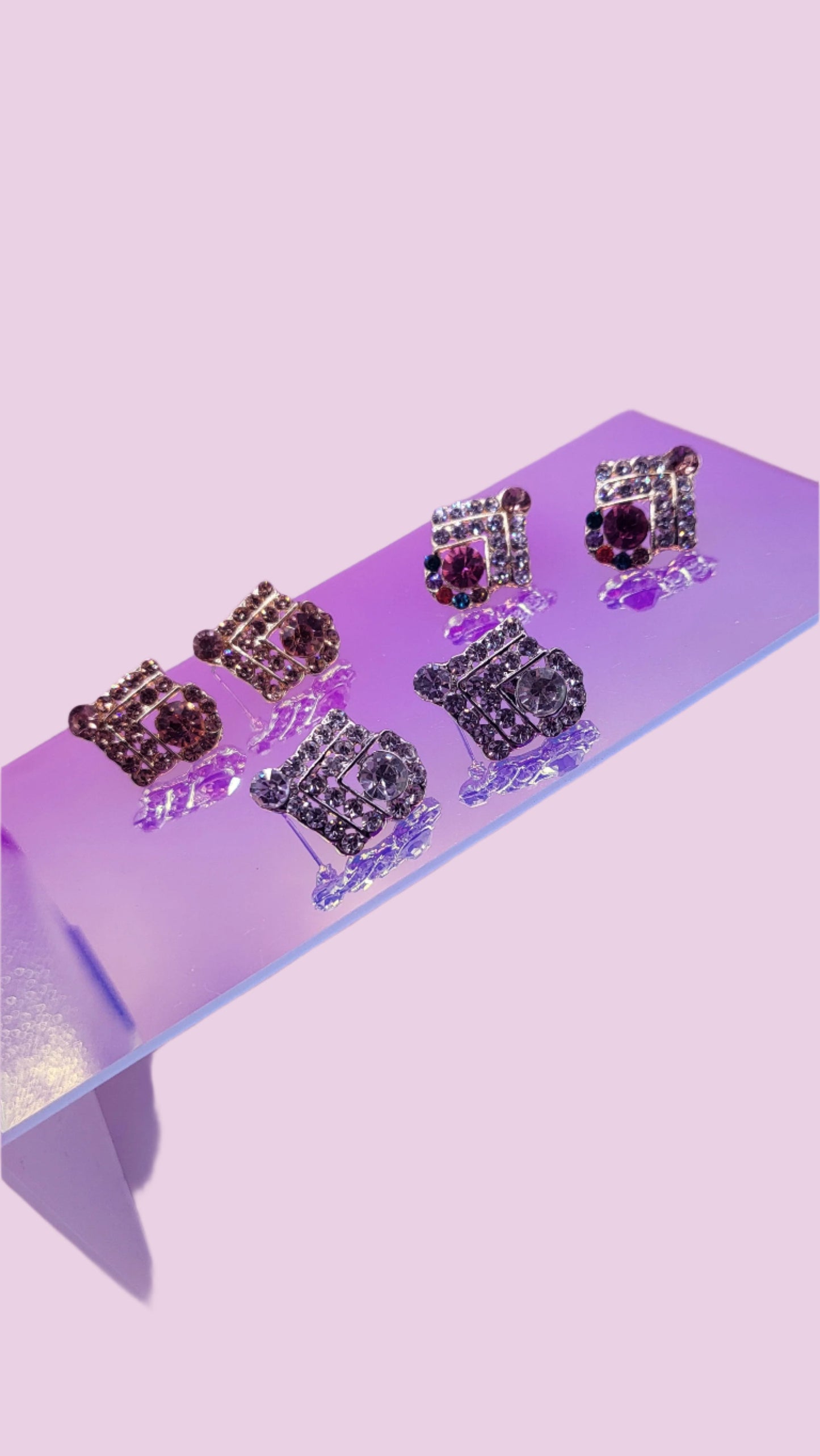 Diva Crystal Stud Earrings