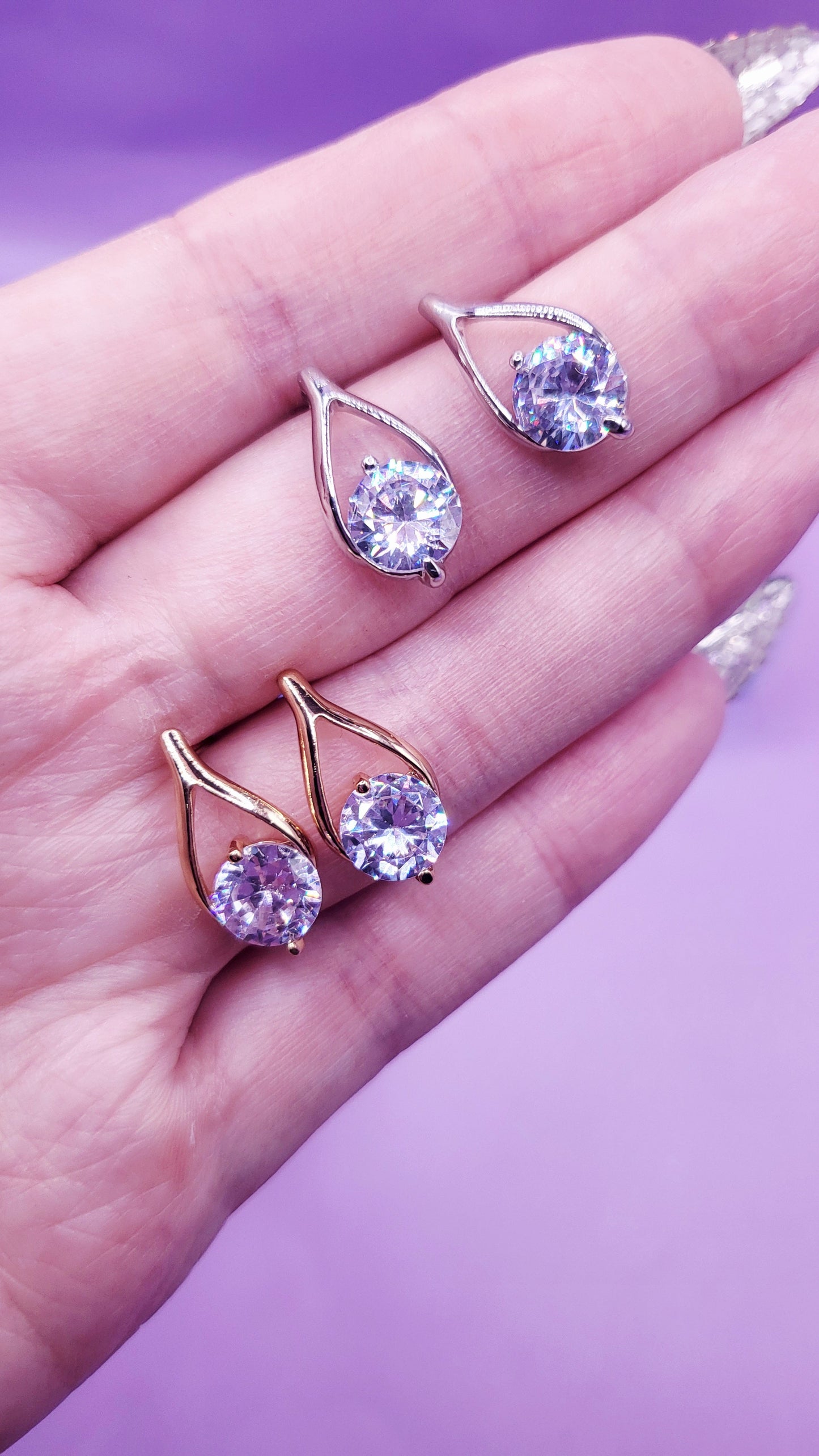 Crystal Whisper Stud Earring