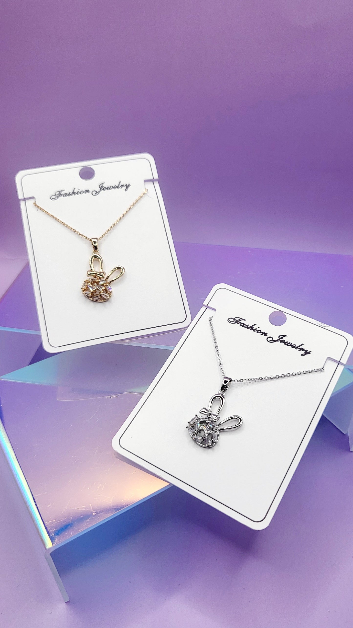 Crystal Bunny Necklace