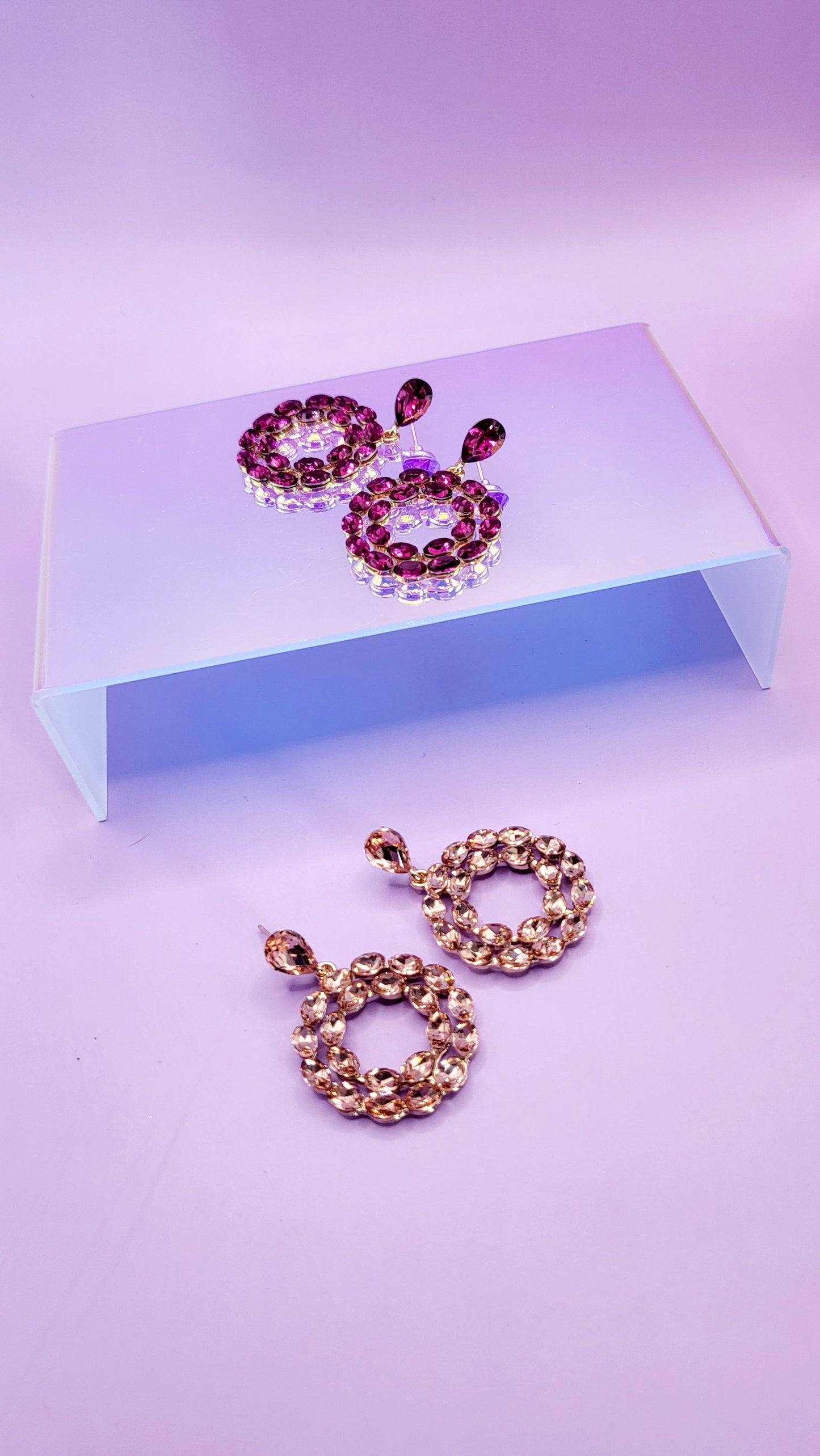 Desire Crystal Drop and Dangle Earrings