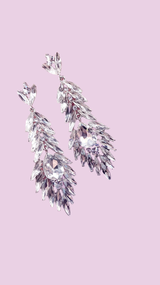 Diva Crystal Drop and Dangle Earrings