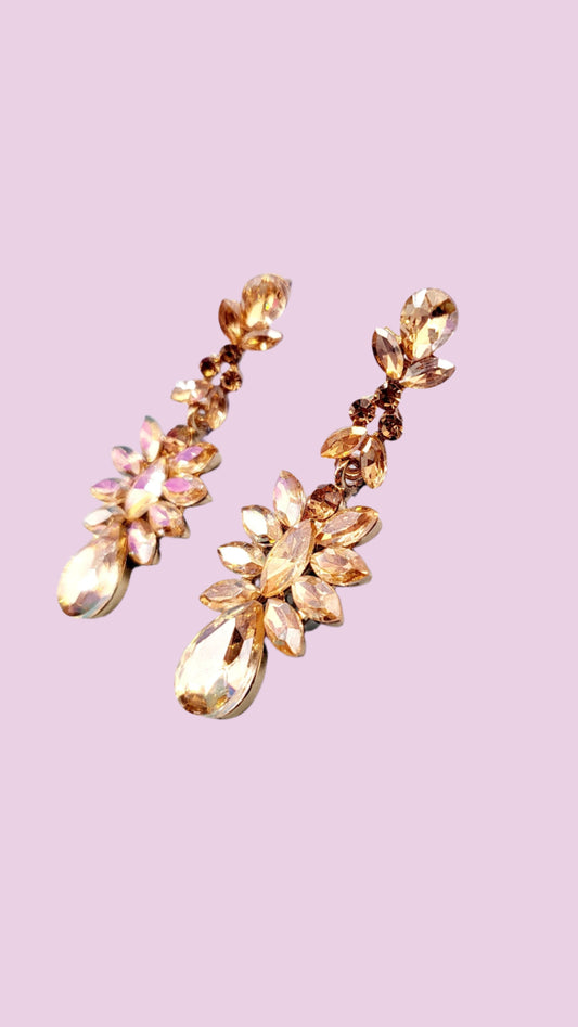 Aura Crystal Drop and Dangle Earrings