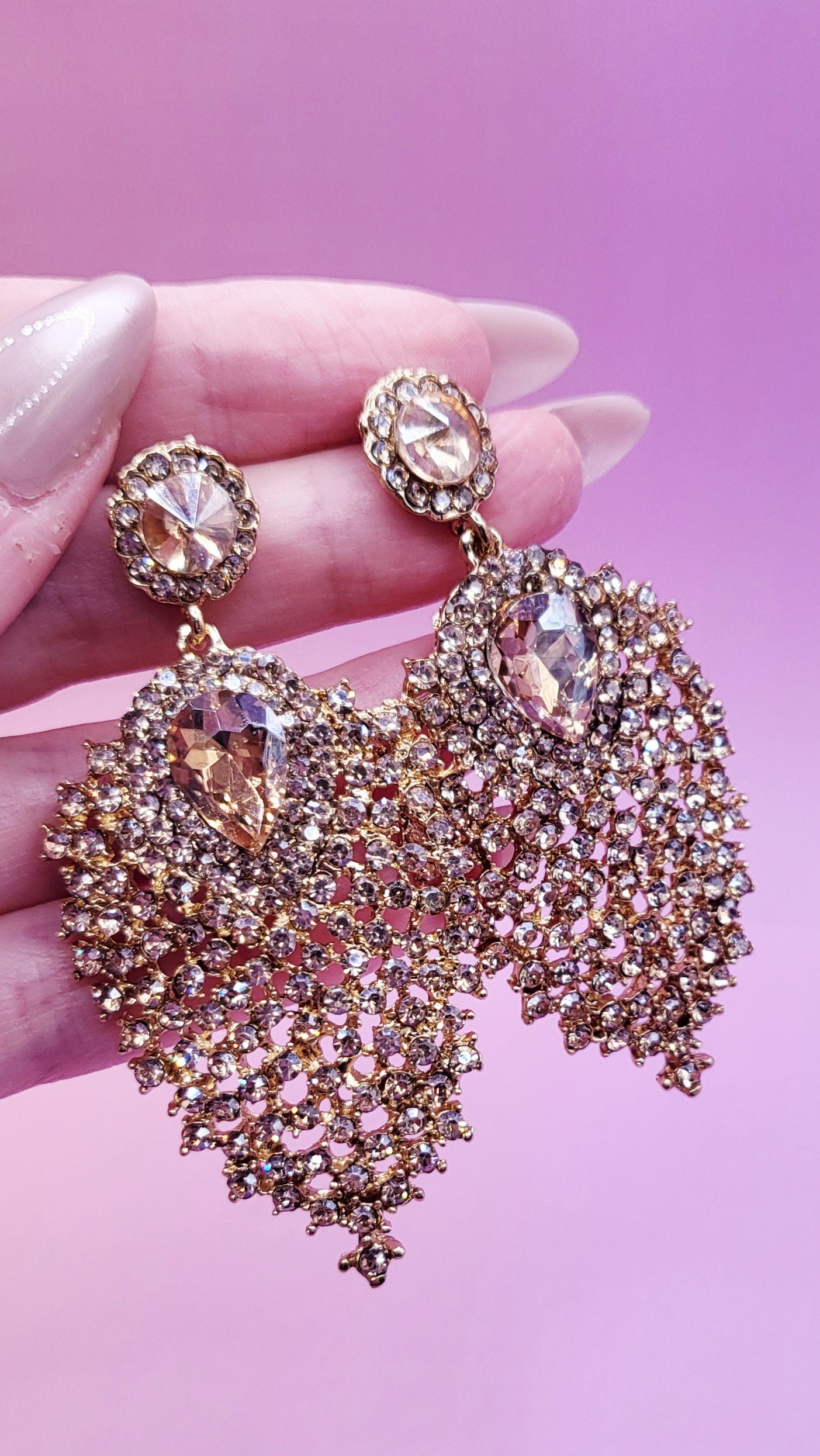 Dazzle Crystal Drop and Dangle Earrings