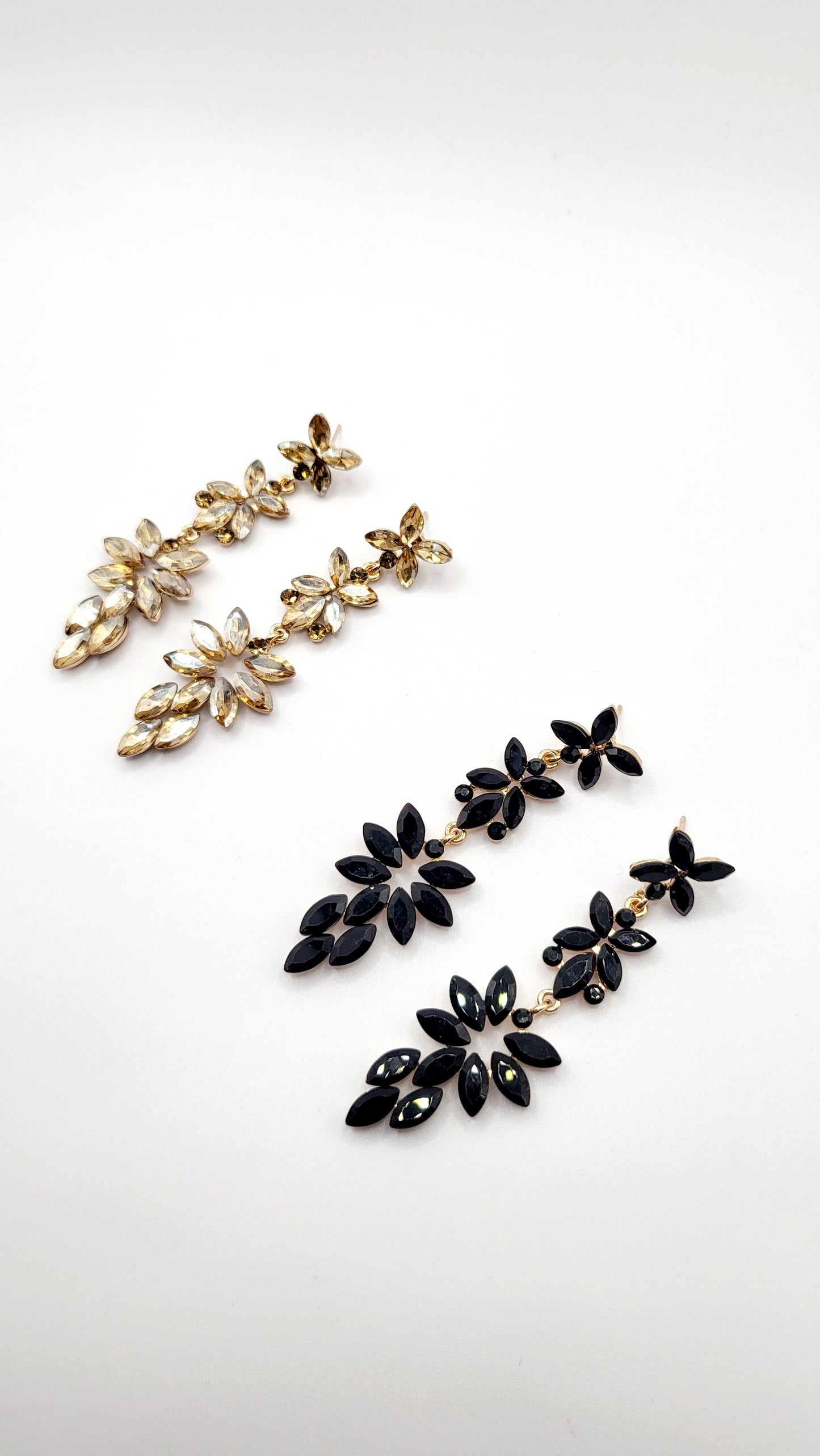 Grace Crystal Drop and Dangle Earrings