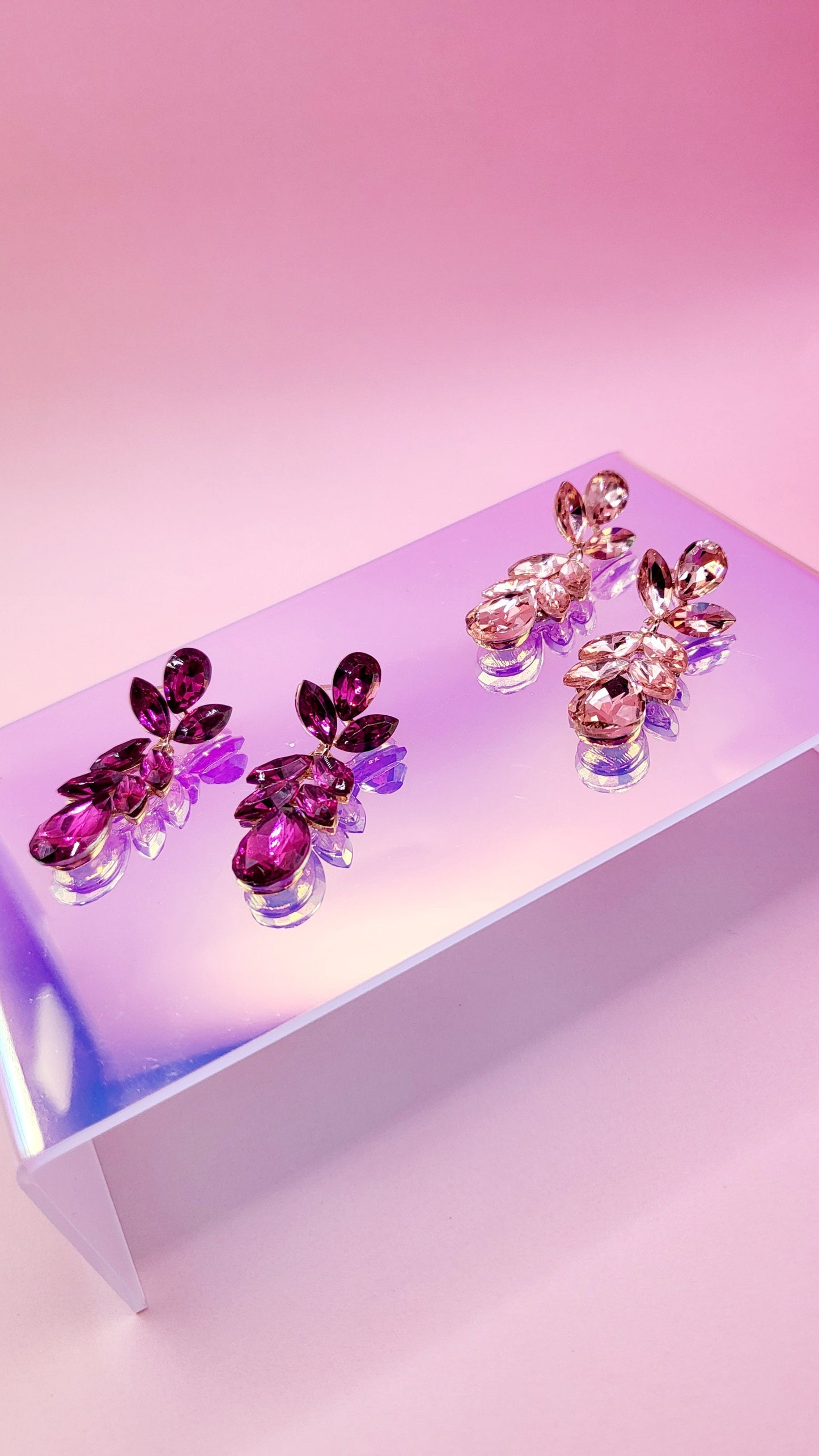 Gleam Crystal Drop and Dangle Earrings