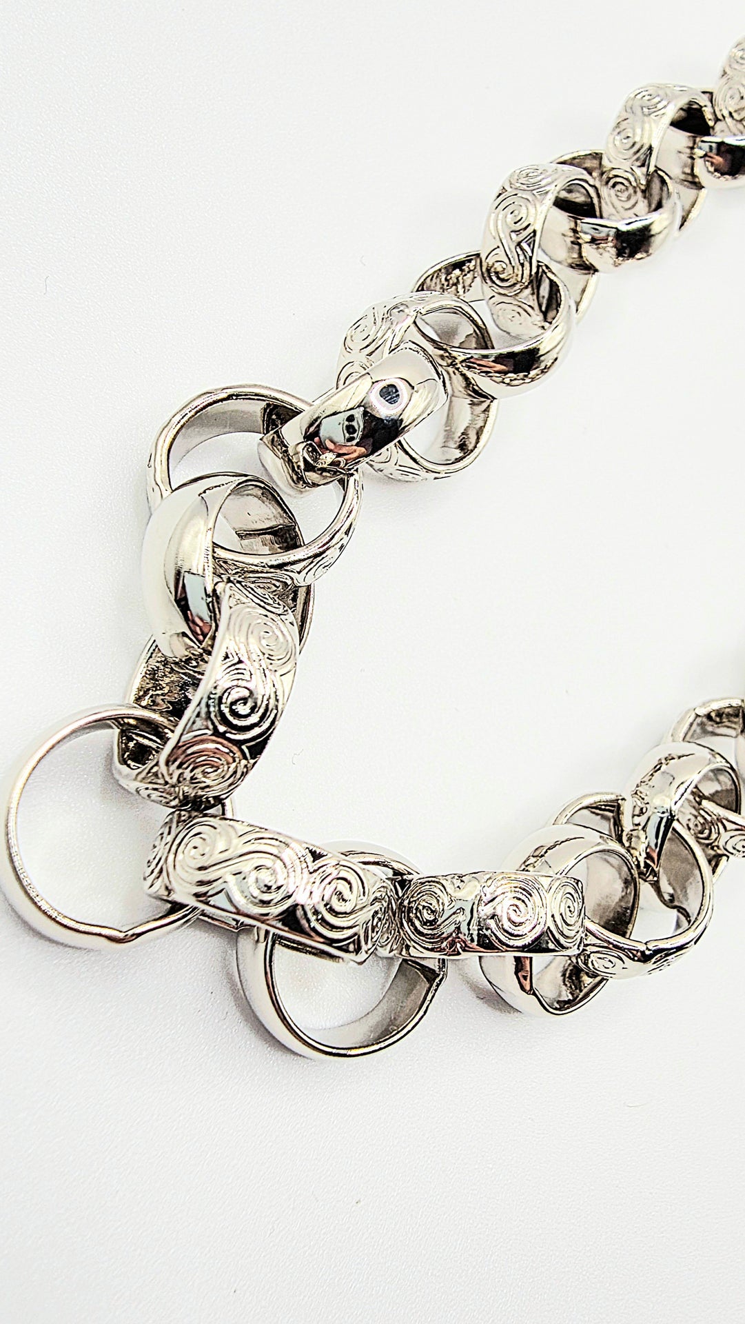 Gold Plated Belcher Chain Necklace Large Link