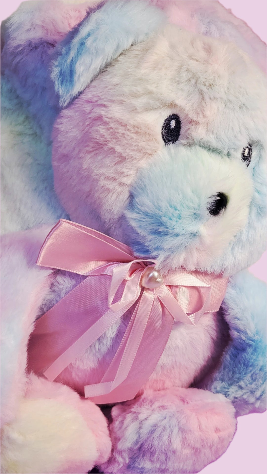 Plush Pastel Fluffy Teddy Bear Backpack