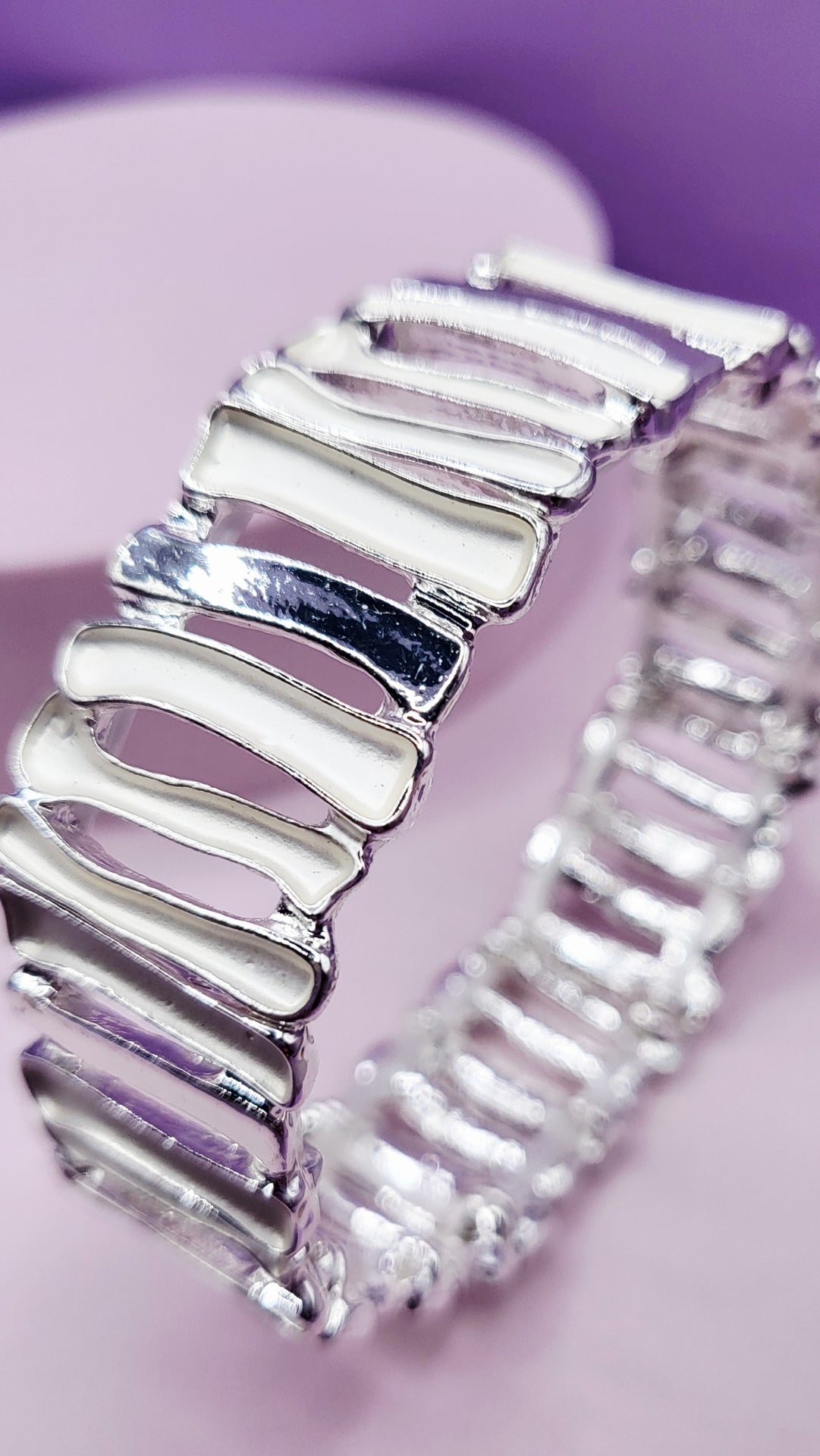 Abstract Link Bracelet