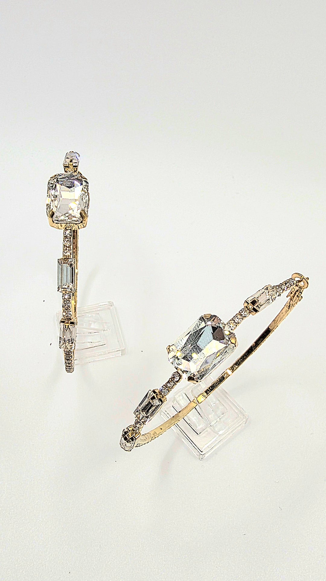 Crystal Luxe Hoop Earrings