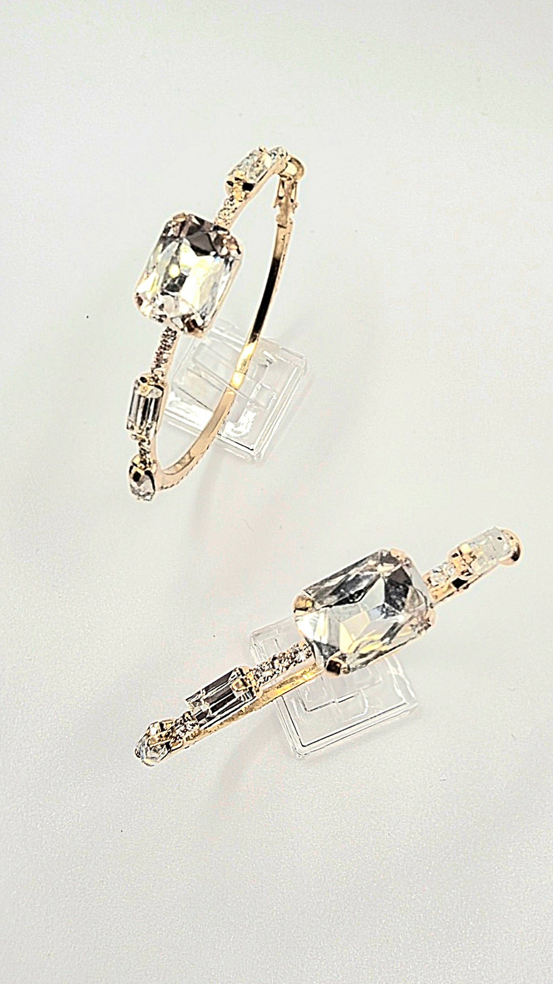 Crystal Luxe Hoop Earrings
