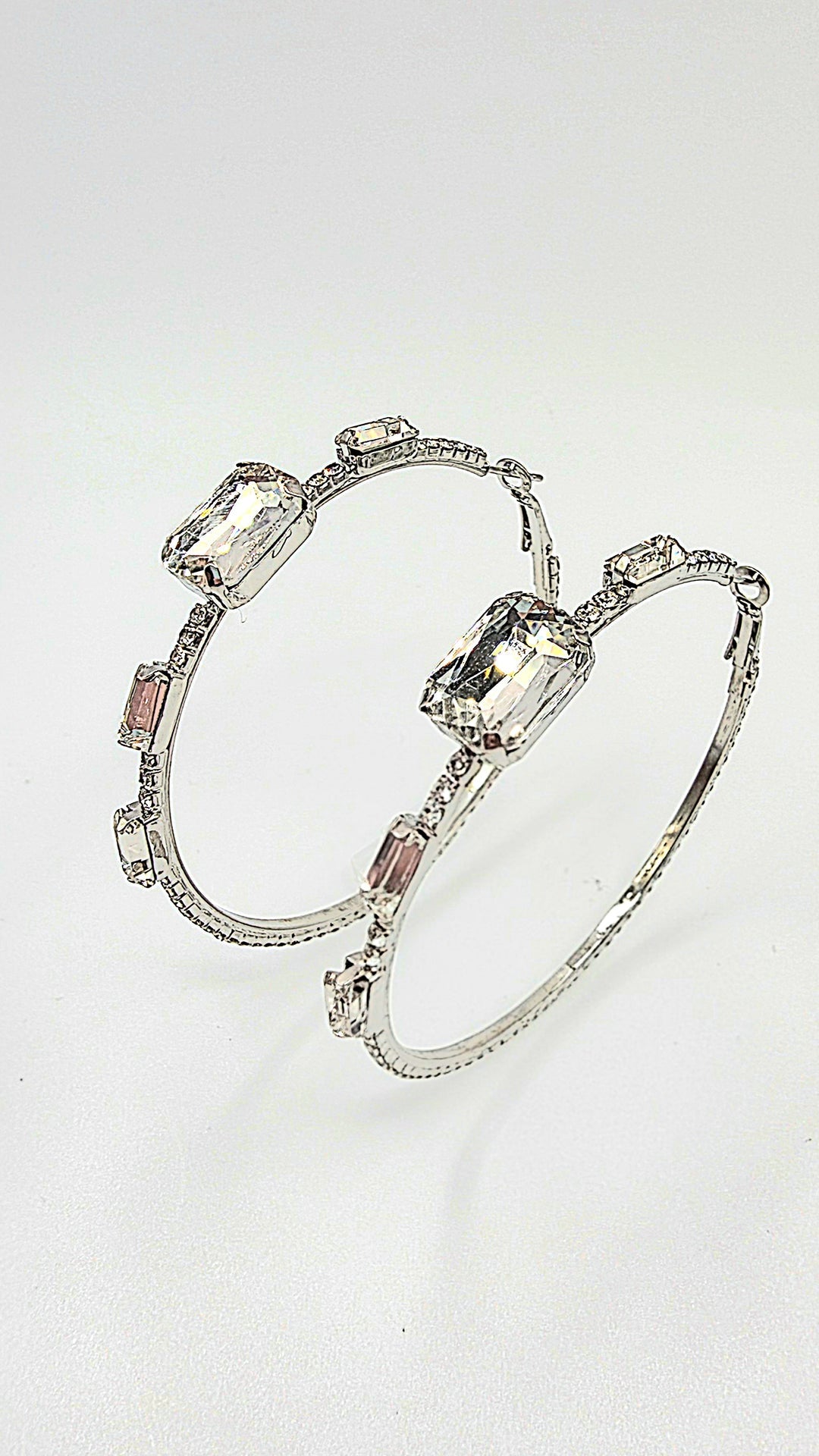 Crystal Luxe Hoop Earrings