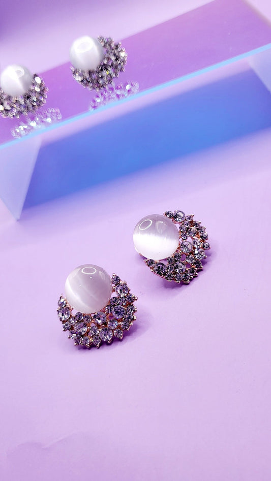 Illume Crystal Non Pierced Clip On Earrings