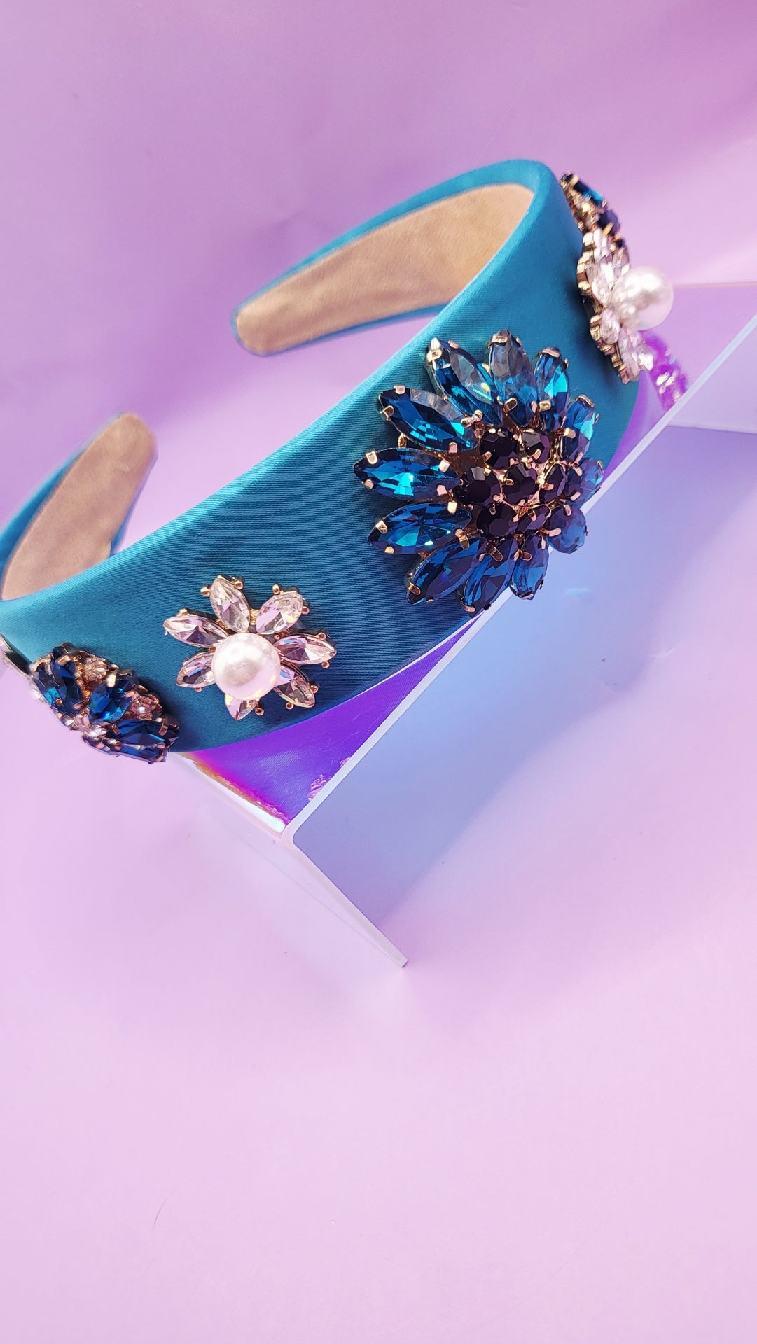 Crystal Flower Hair band