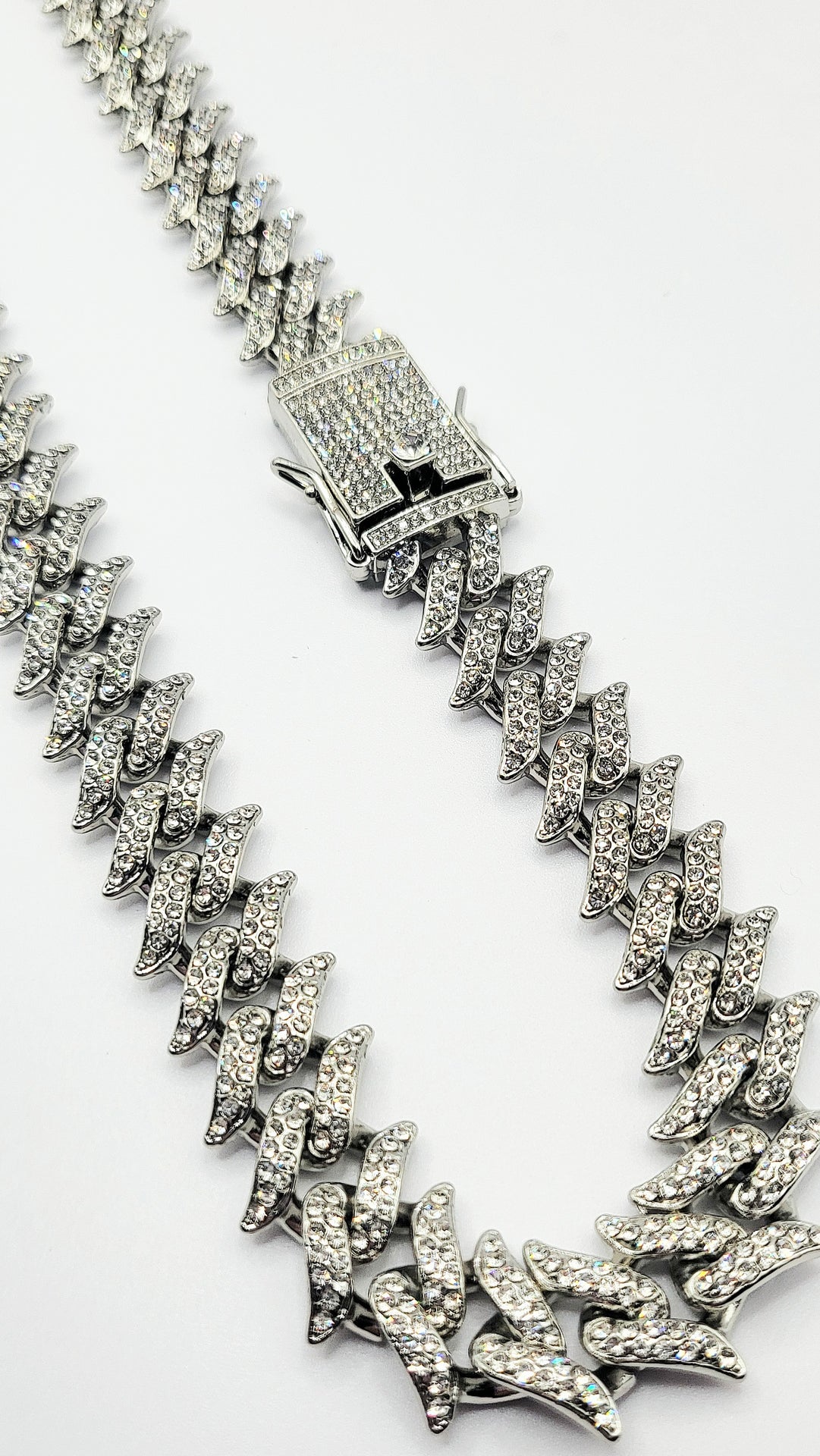 Iced Out Chain Necklace Stainless Steel