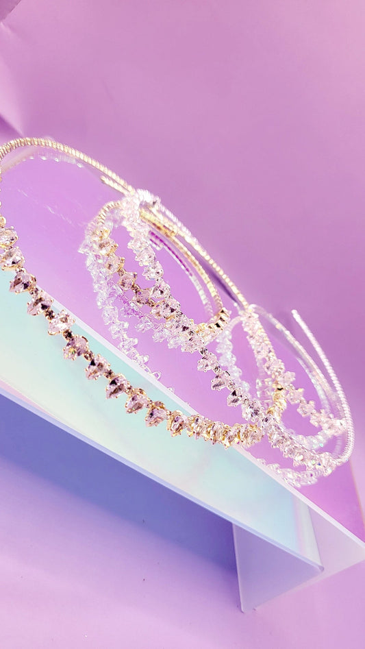 Halo Crystal Duo Choker & Cuff