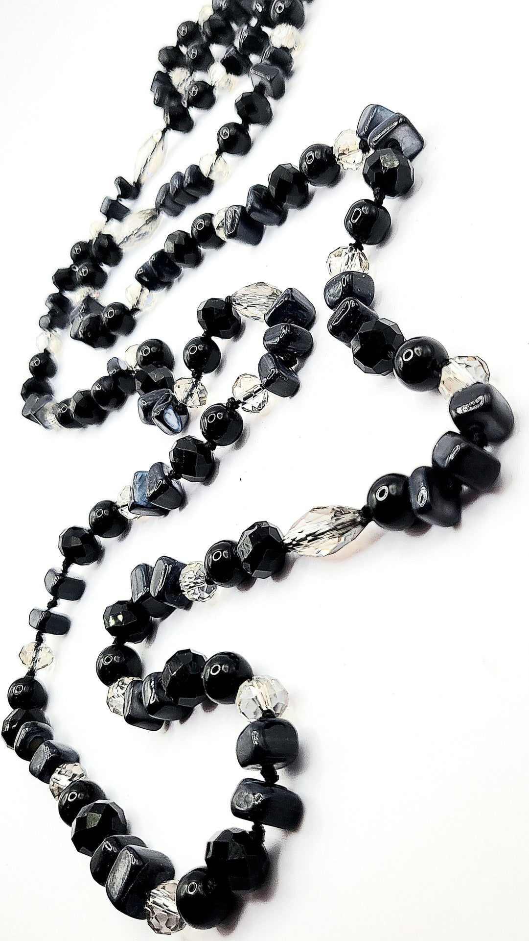 Resin Boho Long Beaded Necklace