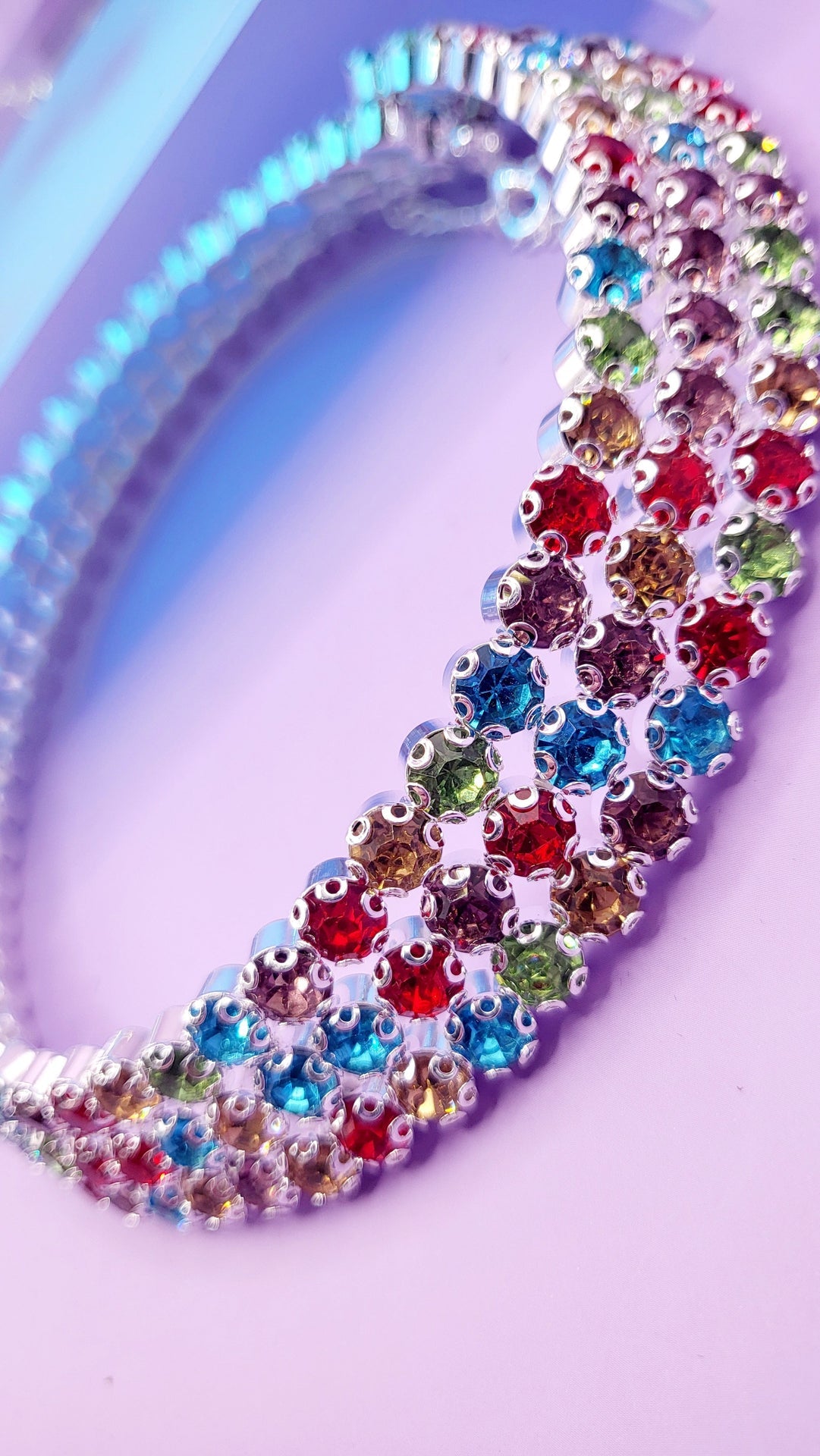 Glam Crystal Duo Choker & Earrings