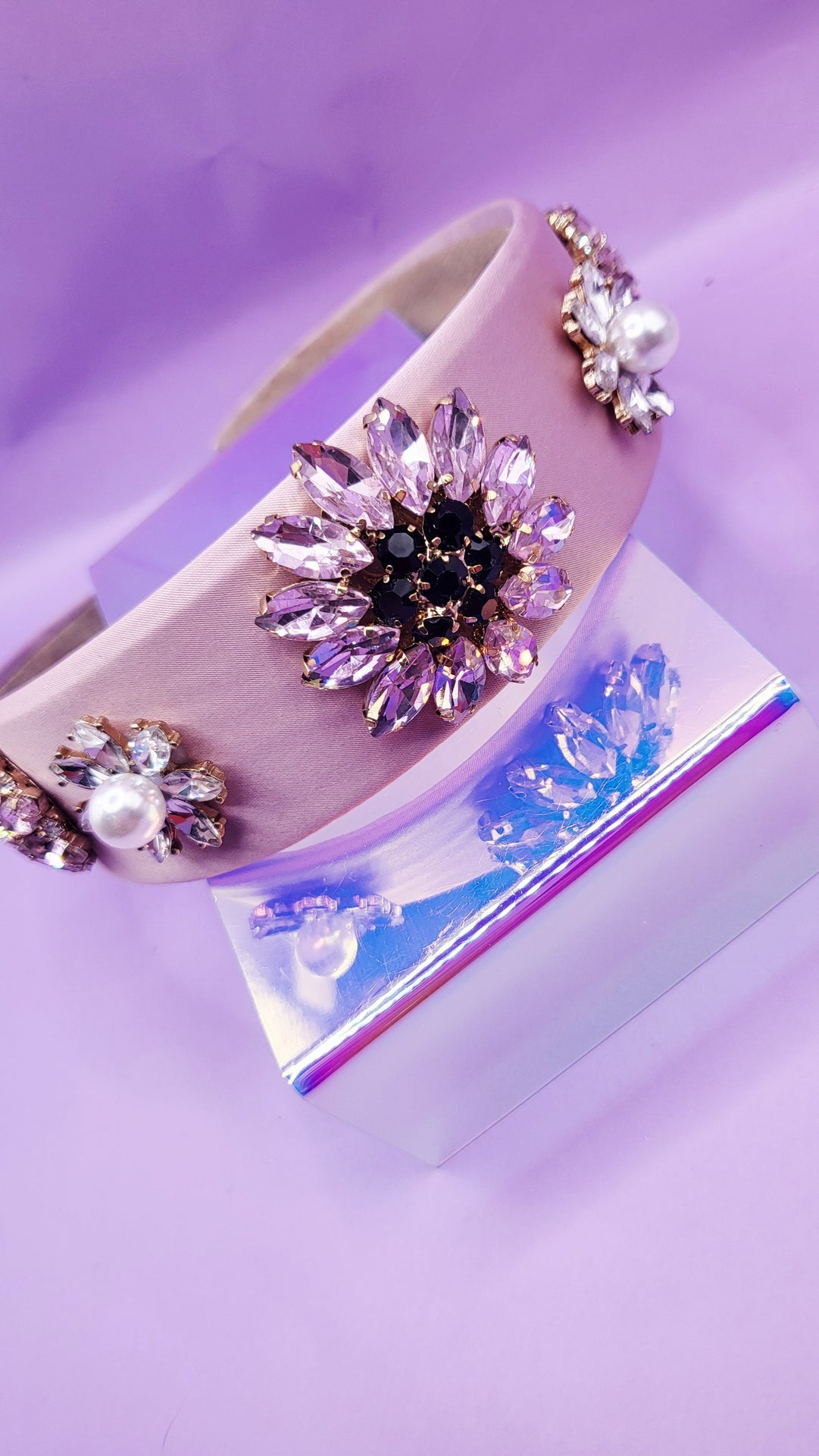 Crystal Flower Hair band