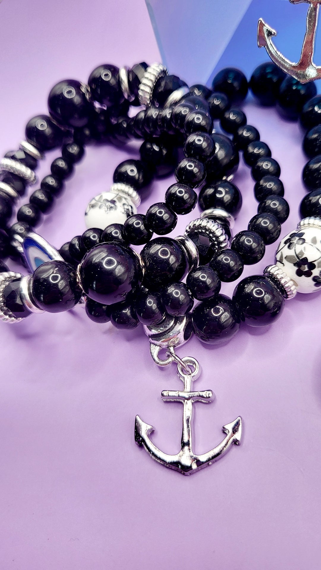 Charm Ceramic Beaded Bracelet Set