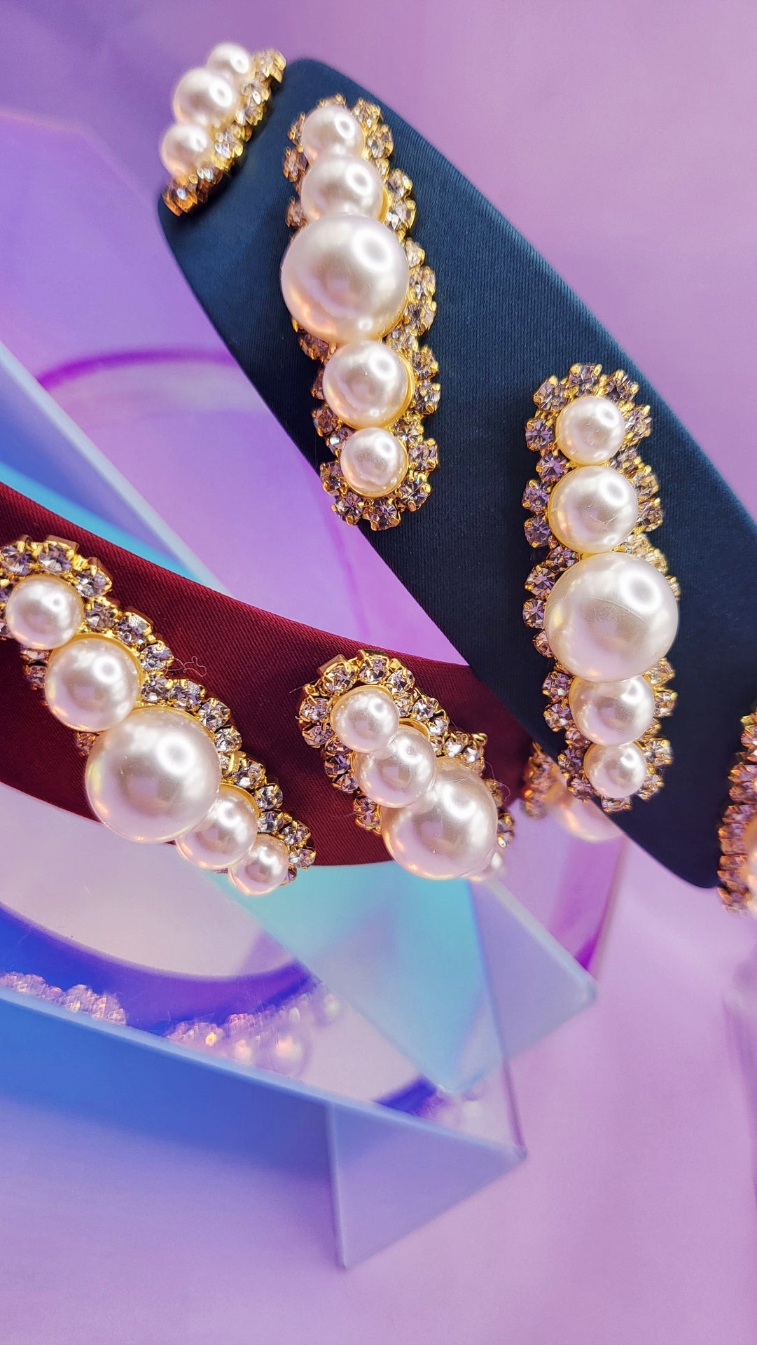 Pearl Crystal Hair band