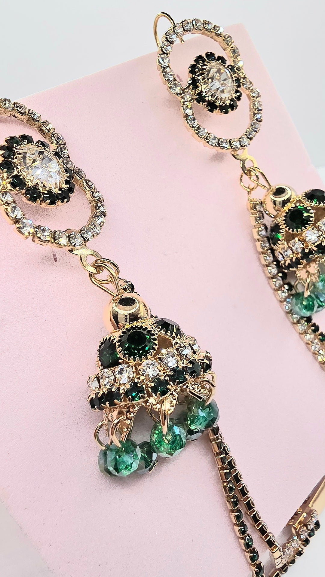 Arabian Drop & Dangle Crystal Earrings