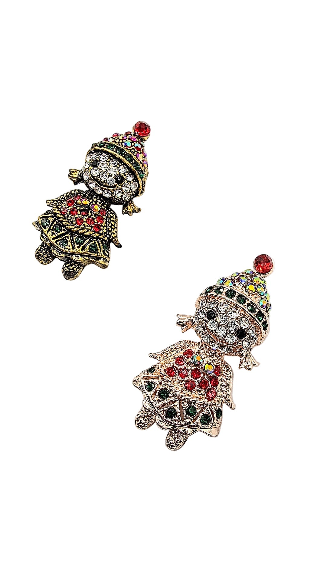 Crystal Doll Festive Brooch