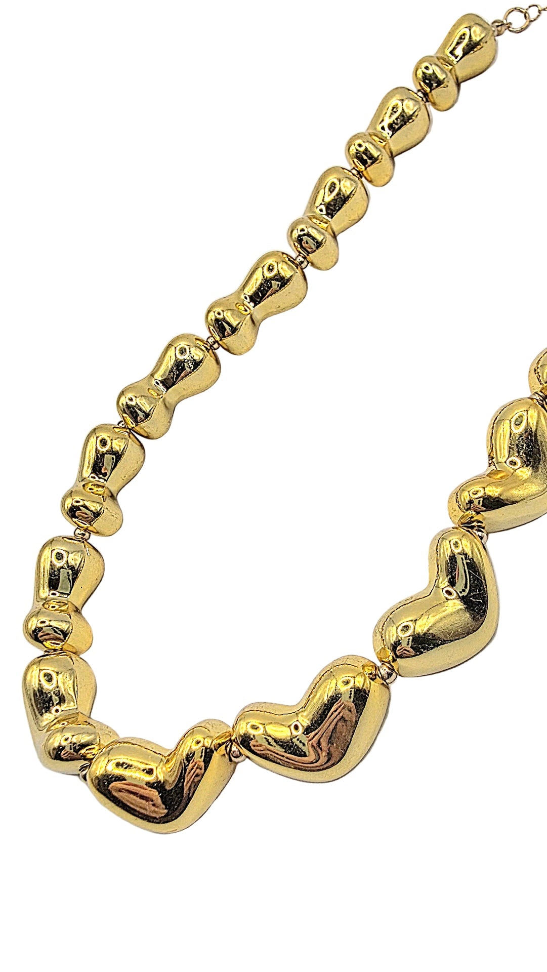 Melted Luxe Heart Necklace