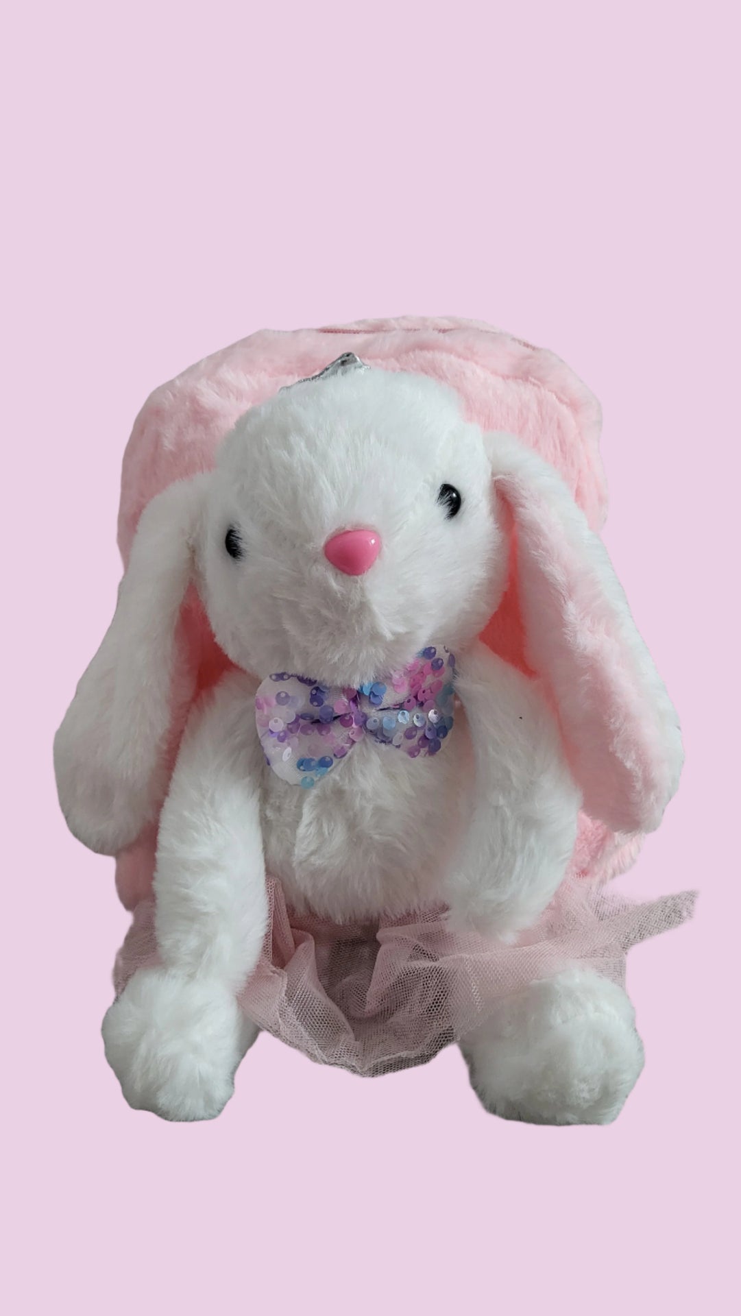 Plush Bunny Backpack Bag