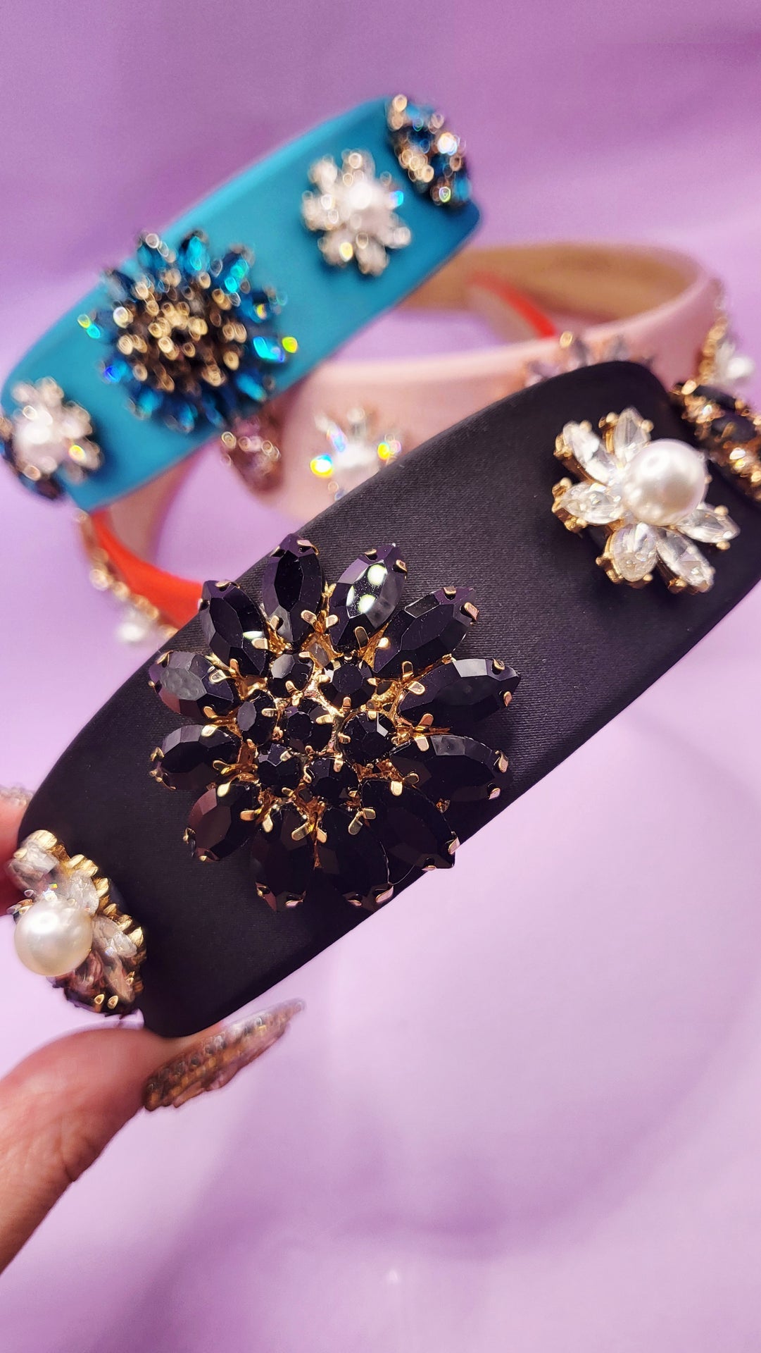 Crystal Flower Hair band