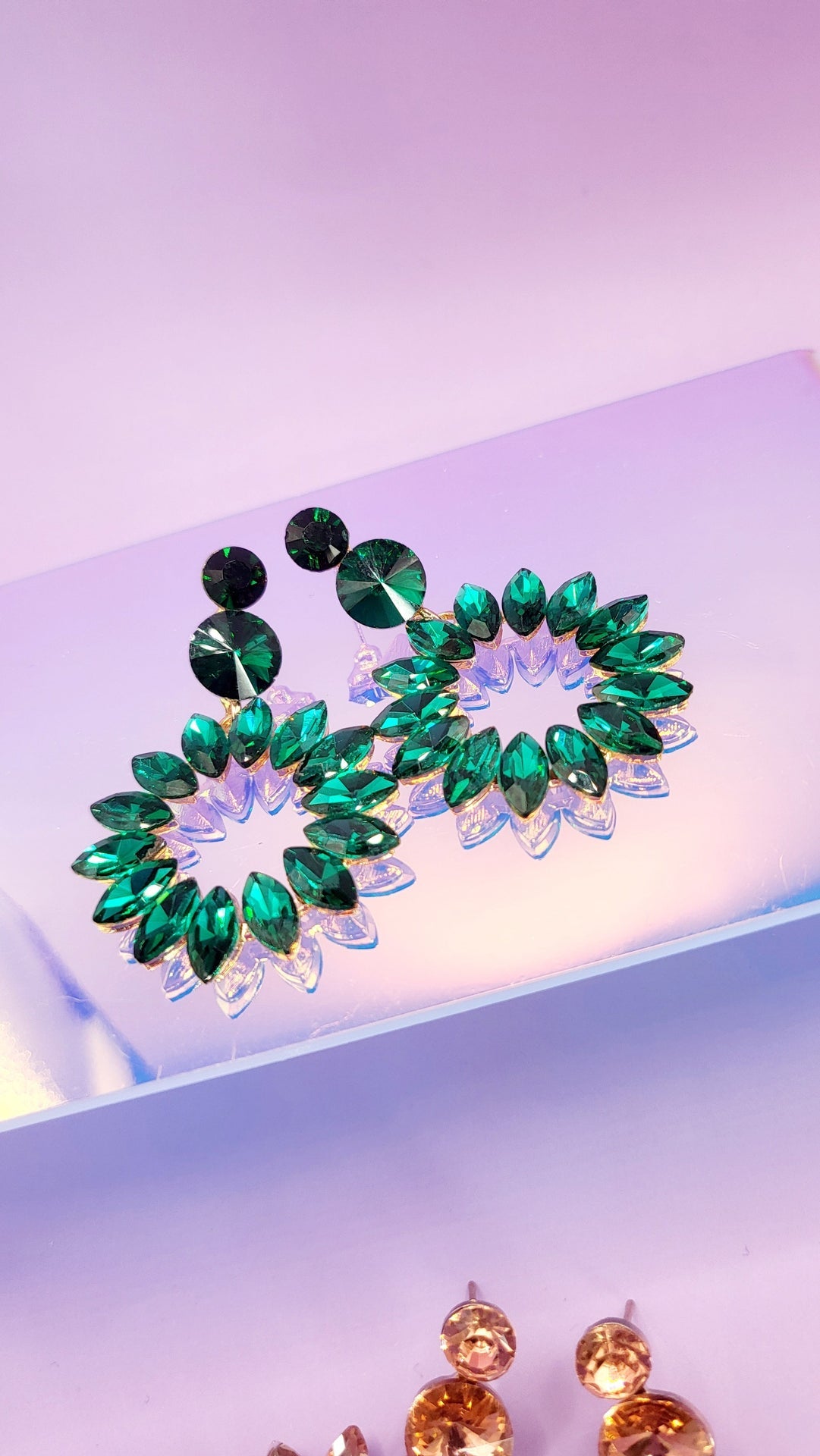 Bohemian Crystal Drop and Dangle Earrings