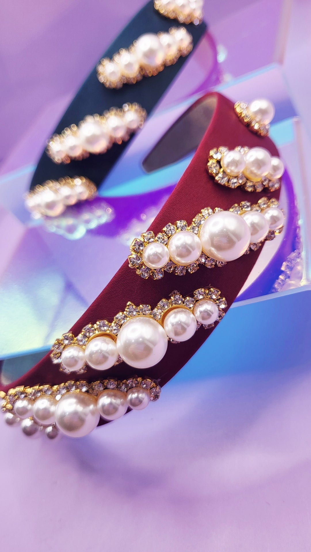 Pearl Crystal Hair band