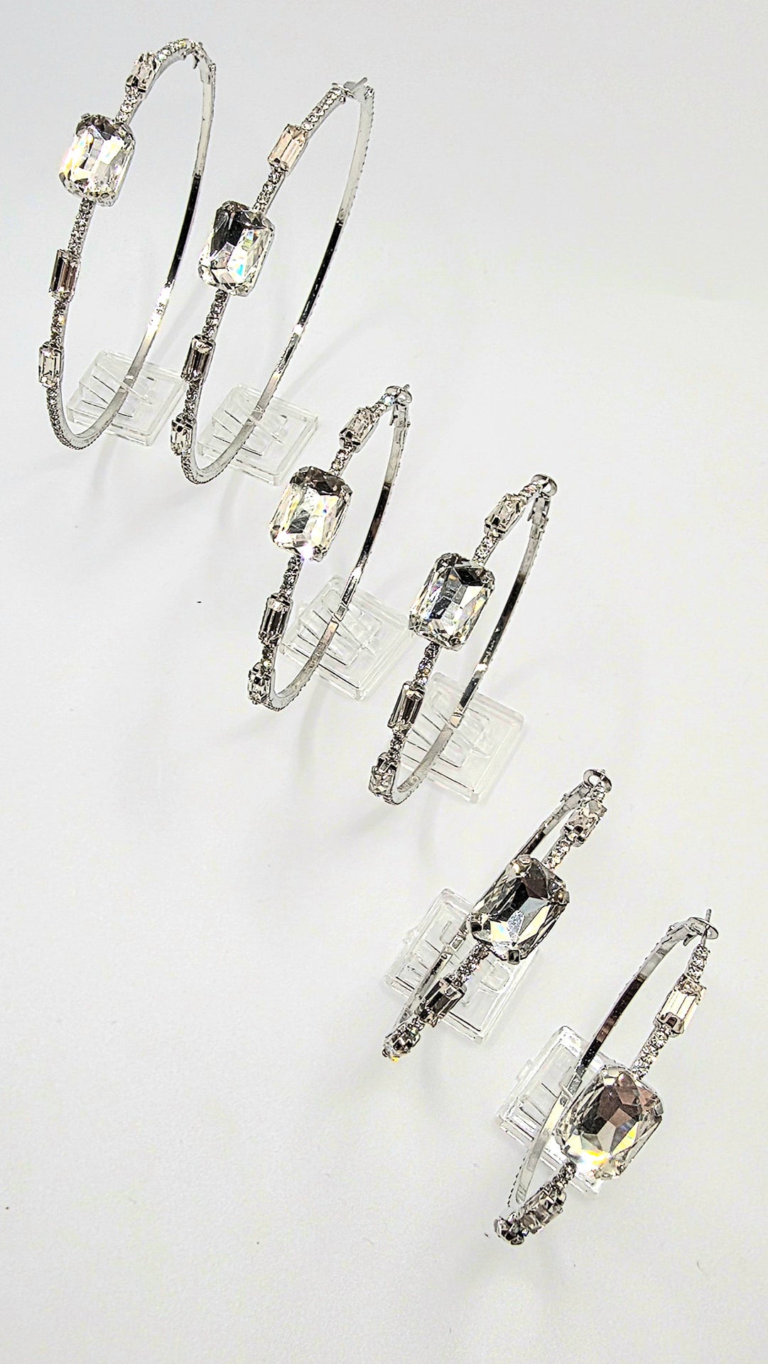 Crystal Luxe Hoop Earrings