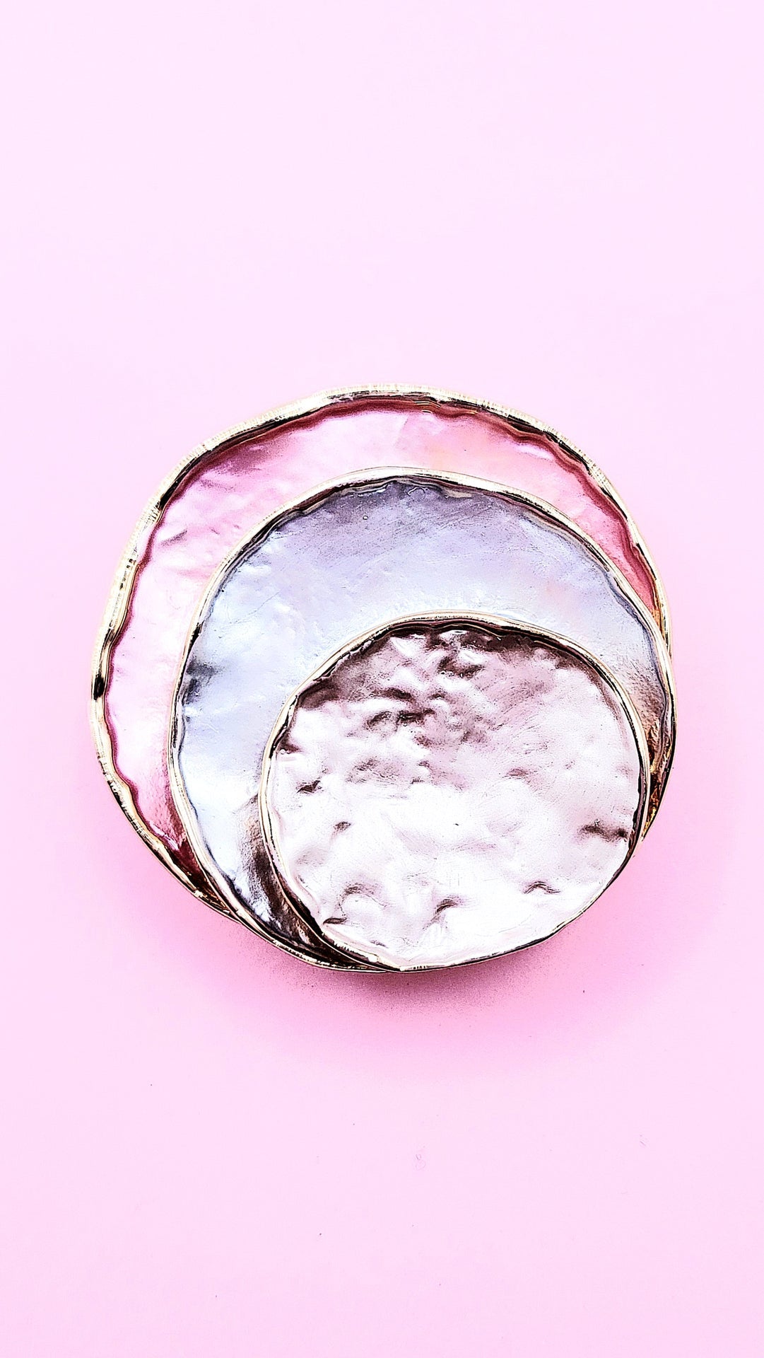 Abstract Magnetic Layered Brooch