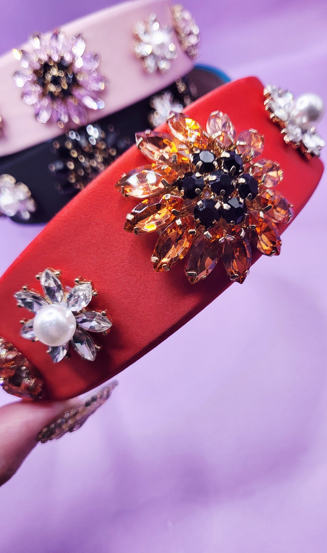 Crystal Flower Hair band