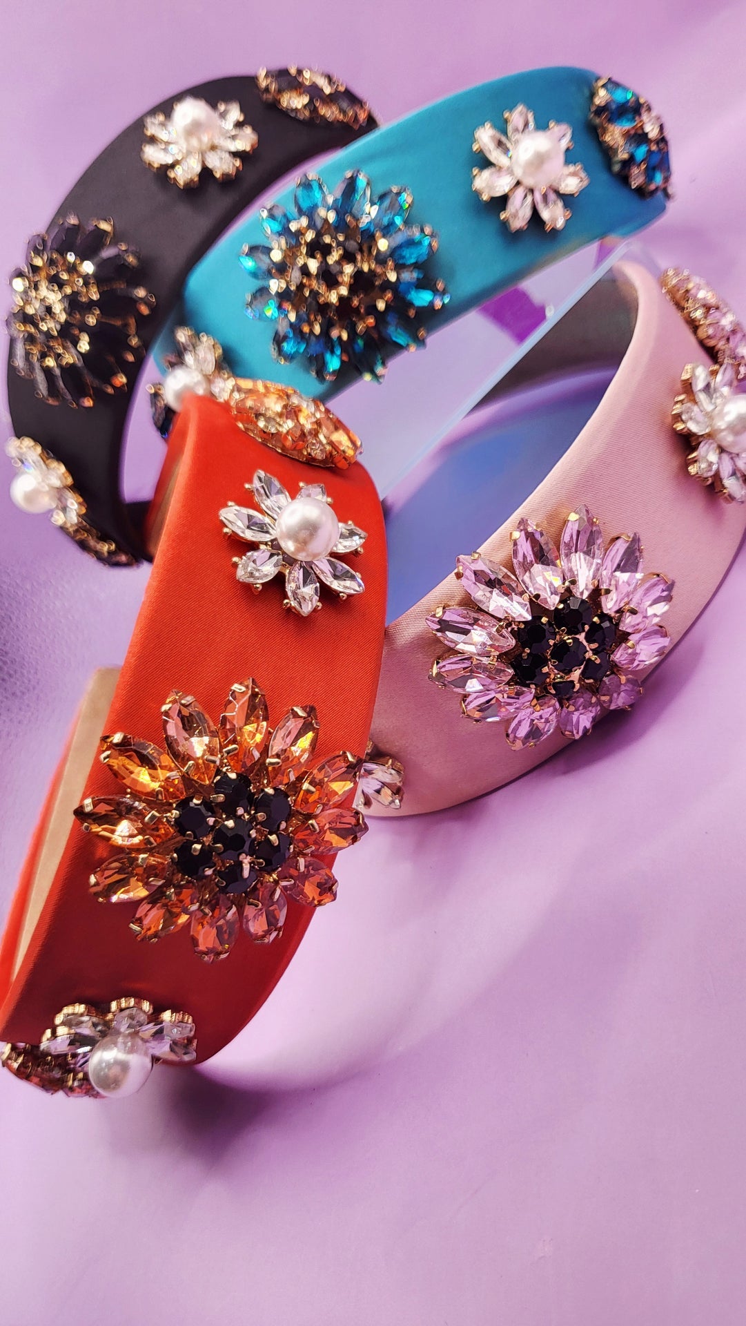 Crystal Flower Hair band