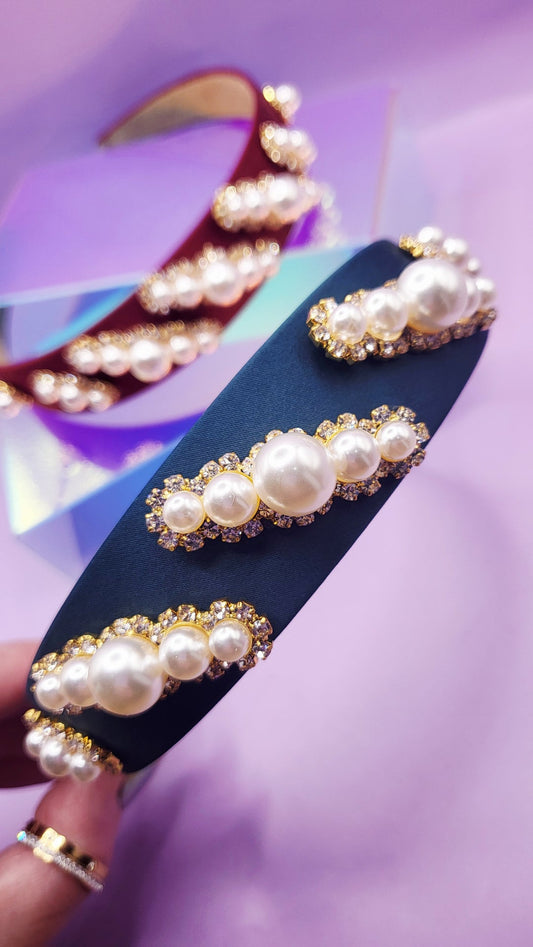 Pearl Crystal Hair band