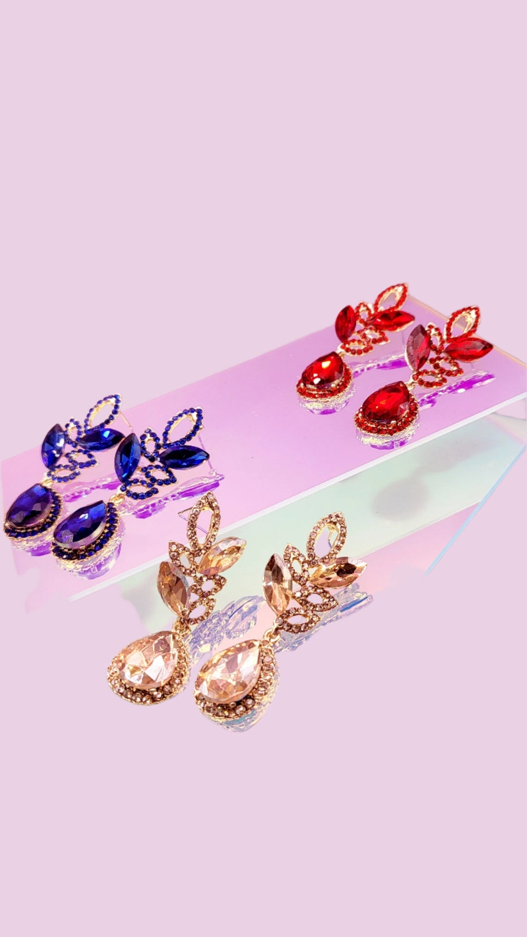 Sway Crystal Drop and Dangle Earrings